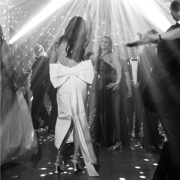 Alexia Maria Margaret Silk  Bow Dress - Picture 4 of 7